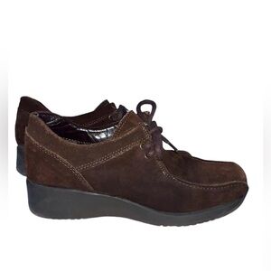 Aldo Italian Leather Suede Shoes Made in ITALY,  Brown, Size 37, US 7
